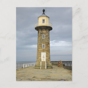 Cartão Postal Farol Whitby