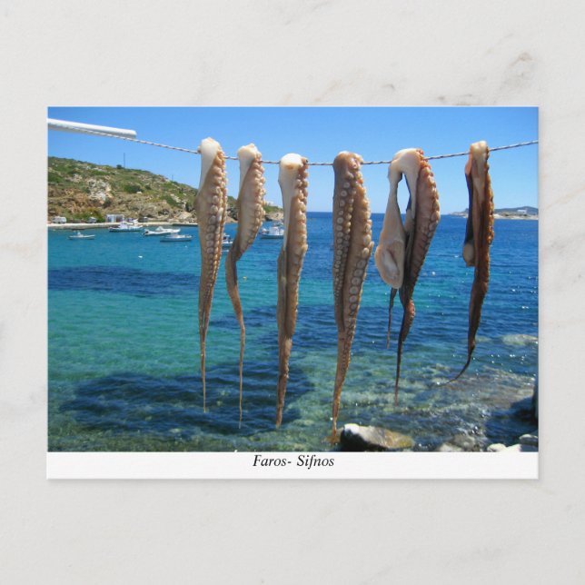 Cartão Postal Faros- Sifnos (Frente)