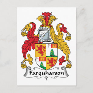Cartão Postal Farquharson Family Crest