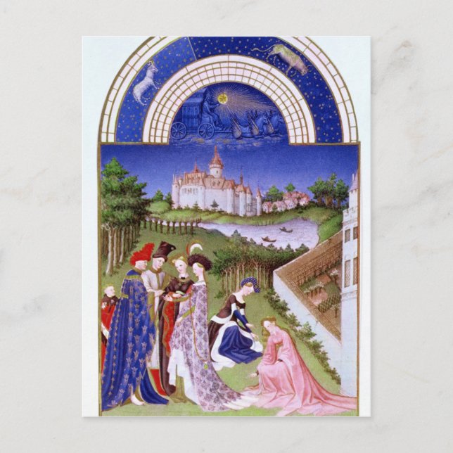 Cartão Postal Fascimile de April' (Frente)