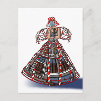 Cartão Postal "Fashionable"