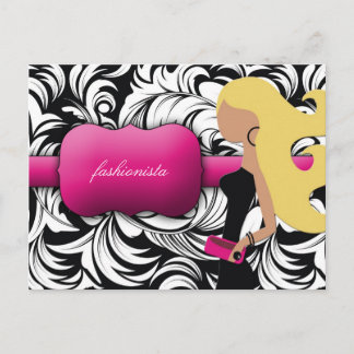 Cartão postal Fashionista 311-Loiro
