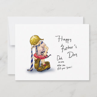 Cartão Postal “Father’s Day Card” for girls