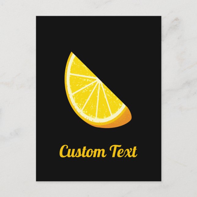 Cartão Postal Fatia de Laranja (Frente)