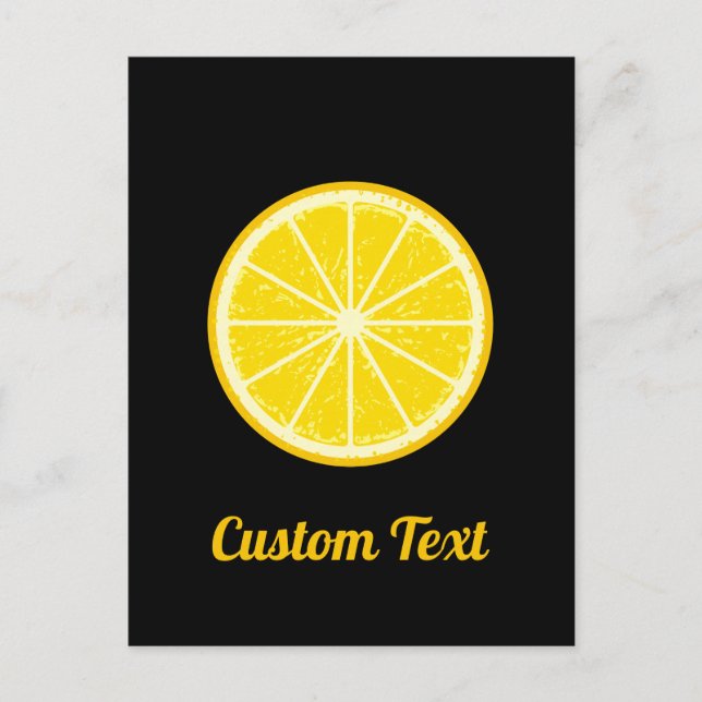 Cartão Postal Fatia Laranja (Frente)