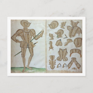 Cartão Postal Fato de Armor para Sir Henry Lee, de 'An Elizabe