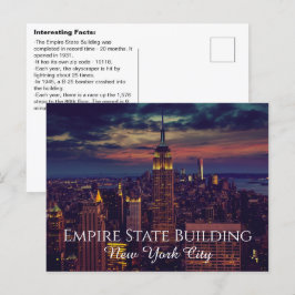 Cartão Postal Fatos interessantes do Empire State Building
