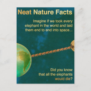 Cartão Postal fatos naturais impróprios