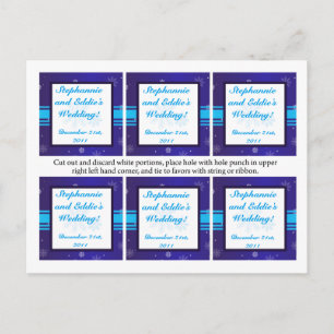 Cartão Postal Favorecer Flocos Brancos de Neve