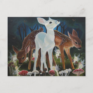 Cartão postal Fawn Faery Ring