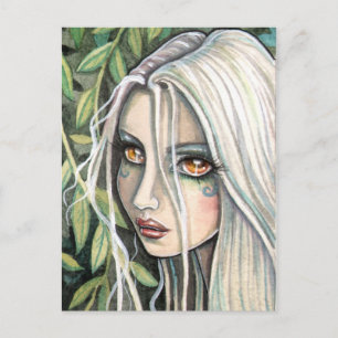 Cartão Postal Fawn Forest Imp Fairy Por Molly Harrison