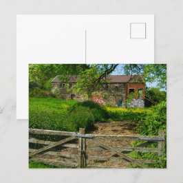 Cartão Postal Fazenda Abandonada em Bradley, Huddersfield
