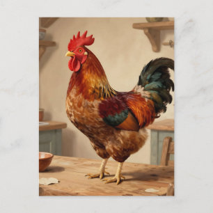 Cartão Postal Fazenda da Galinha Orgulhosa Cozinha