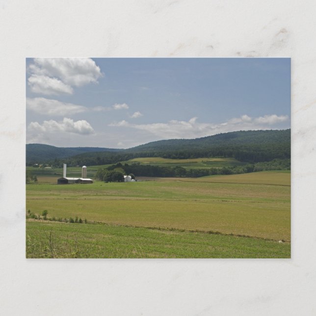 Cartão Postal Fazenda da Pensilvânia rural (Frente)