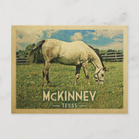 Fazenda de cavalos McKinney Texas - Viagens vintag