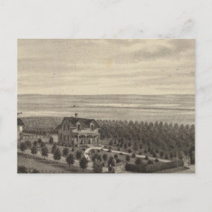 Cartão Postal Fazenda de Grove, Hays City, Kansas