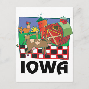 Cartão Postal Fazenda de Iowa