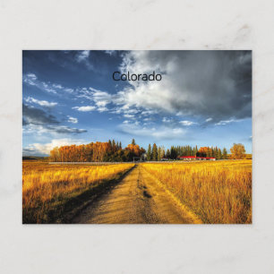 Cartão Postal Fazenda do Colorado no outono