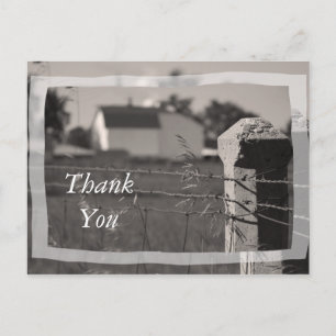 Cartão Postal Fazenda do País Obrigado