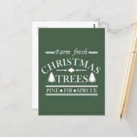 Fazenda fresca Árvores de Natal Feliz