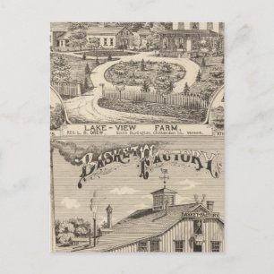 Cartão Postal Fazenda Lake View em South Burlington