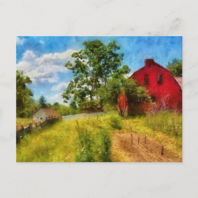 Cartão Postal Fazenda - Onde vive o agricultor (Frente)