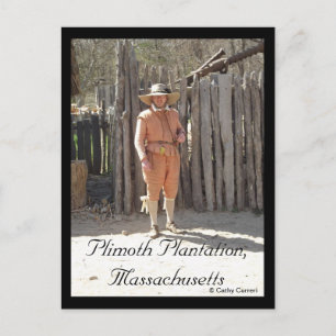 Cartão Postal Fazenda Plimoth, Massachusetts