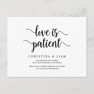 Cartão Postal Fazenda russa, o amor é paciente, casamento adiad