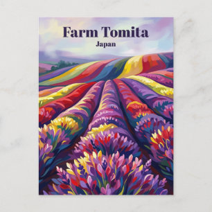 Cartão Postal Fazenda Tomita Japão