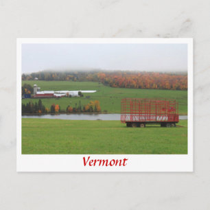 Cartão Postal Fazenda Vermont Chuva de outubro