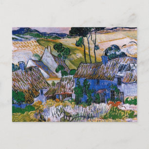 Cartão Postal Fazendas perto de Auvers por Vincent van Gogh