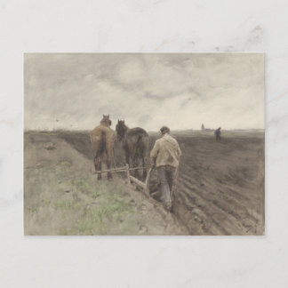 Cartão Postal Fazendeiro de Flores, Anton Mauve