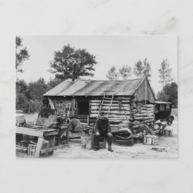 Cartão Postal Fazendeiro Terrestre de Corte, 1937 (Frente)