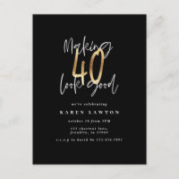 fazendo 40 parecer bom moderno dourado e preto ani