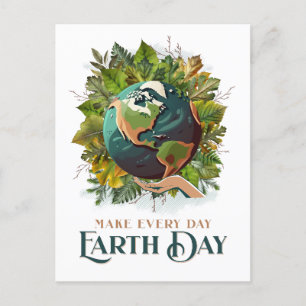 Cartão Postal Fazer todos os dias o Dia da Terra