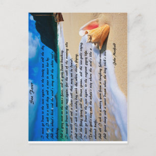Cartão Postal Febre do mar por: John Masefield