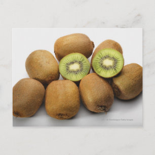 Cartão Postal Fechamento das frutas kiwi