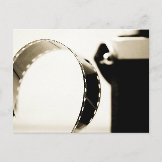 Cartão Postal Fechar filme e carema (Frente)