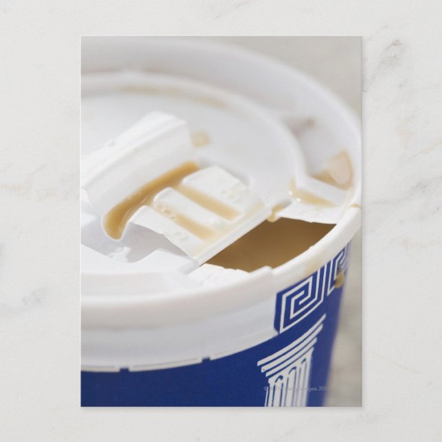 Cartão Postal Fechar o café (Frente)