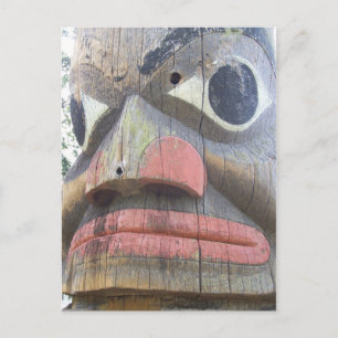 Cartão Postal Fechar um polo totem