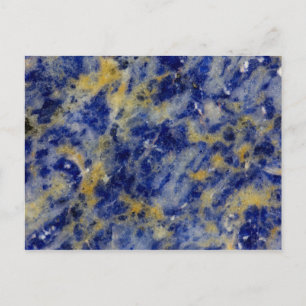 Cartão Postal Fechar um Sodalite Azul