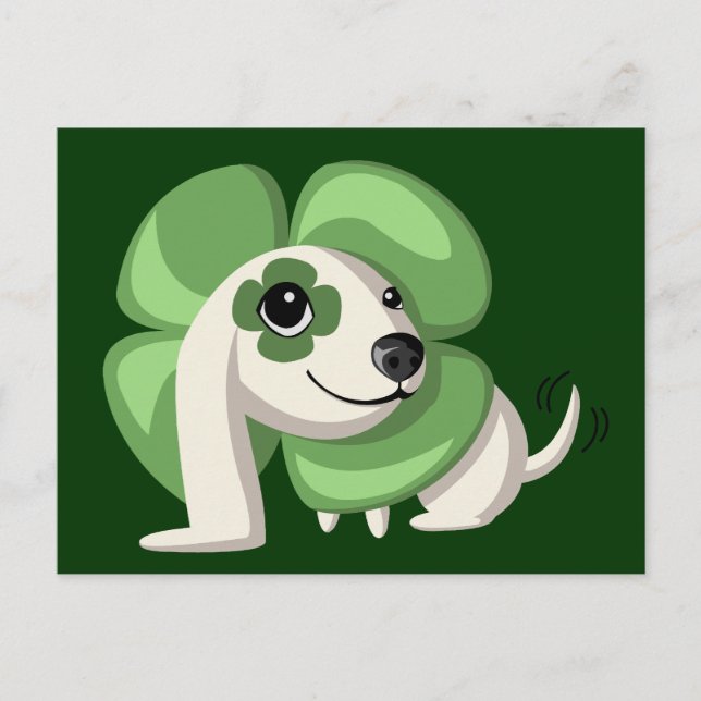 Cartão Postal Feche o cachorro (Frente)