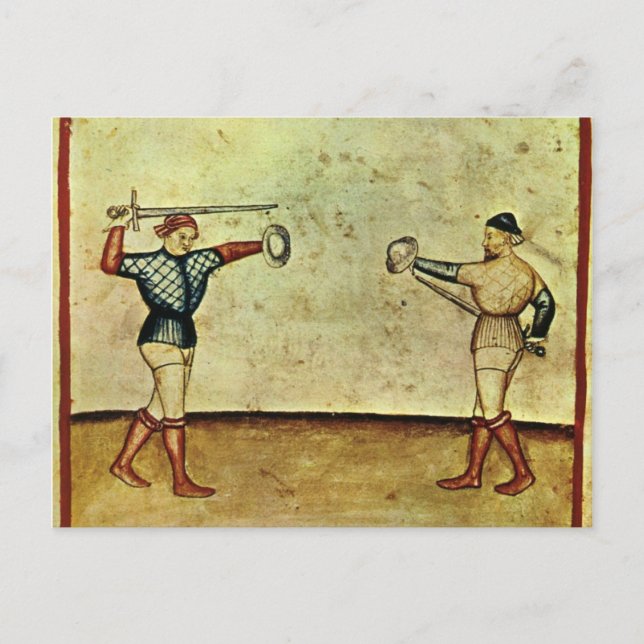 Cartão Postal Fechtbuch (Frente)