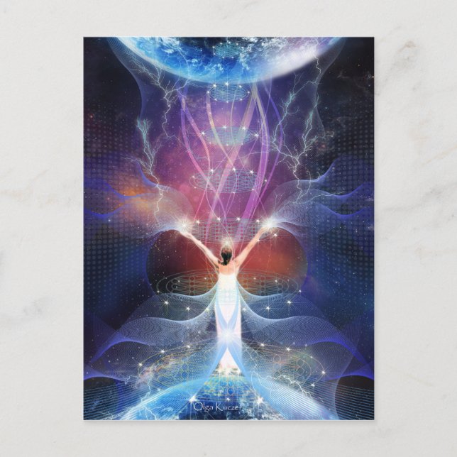 Cartão Postal "Fécula" - Entre Dois Mundos. (Frente)