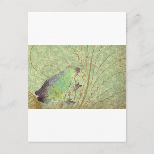 Cartão Postal Feelin' Froggy (Frente)