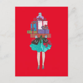 Cartão Postal Feeling like Santa Claus