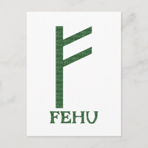 Cartão Postal Fehu