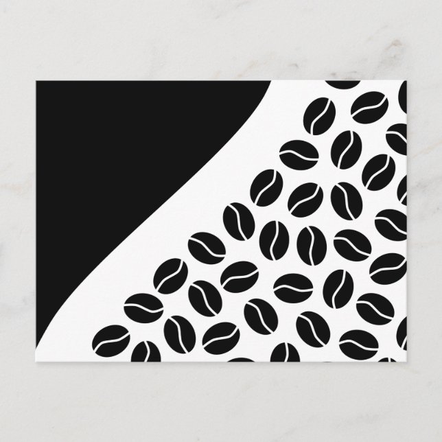 Cartão Postal feijão de café (Frente)