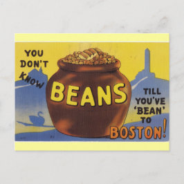 Cartão Postal Feijões cozidos de Boston