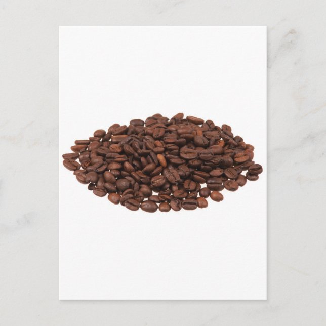 Cartão Postal Feijões de café (Frente)